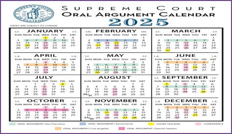 Oral Argument Calendar - William K. Nakamura Courthouse, Seattle Washington
